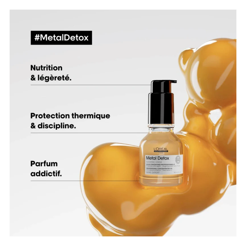L'Oréal Professionnel - Metal Detox - Huile professionnelle - 50 ML L'OREAL PROFESSIONNEL