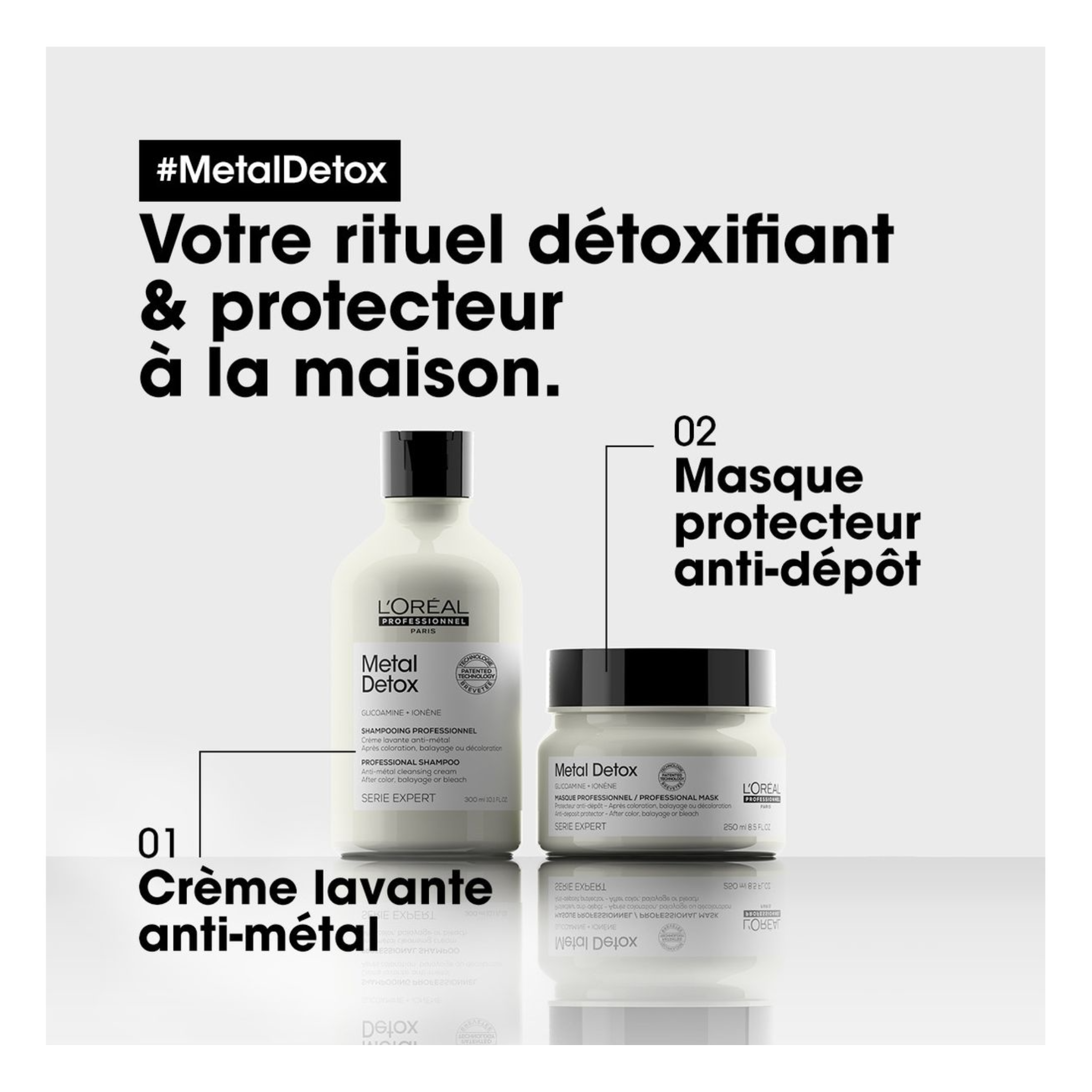 L'Oréal Professionnel - Metal Detox - Shampoing - 500 ML L'OREAL PROFESSIONNEL