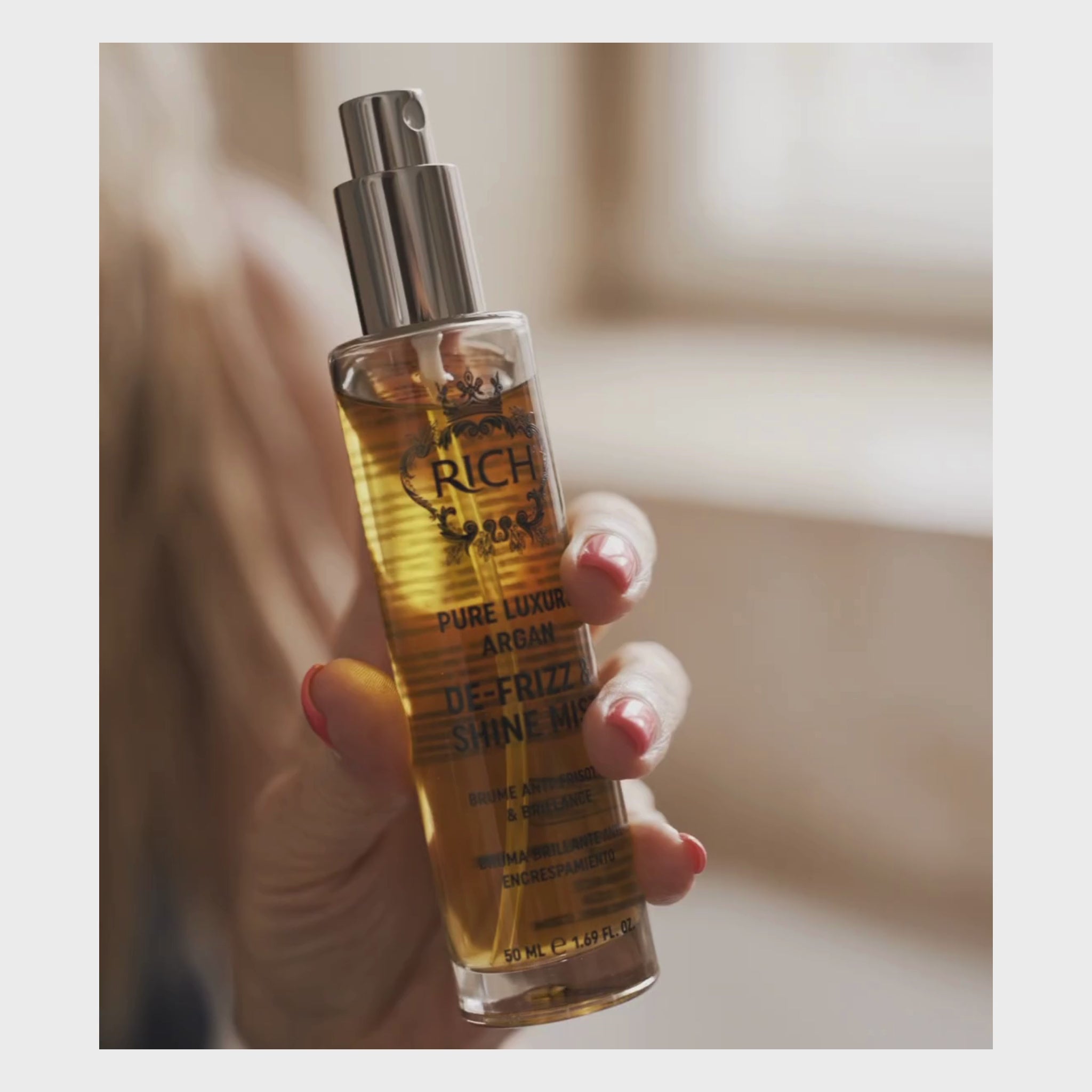 Rich Hair Care - De-frizz & Shine Mist - Brume Anti-frisottis et brillance - 50 ML