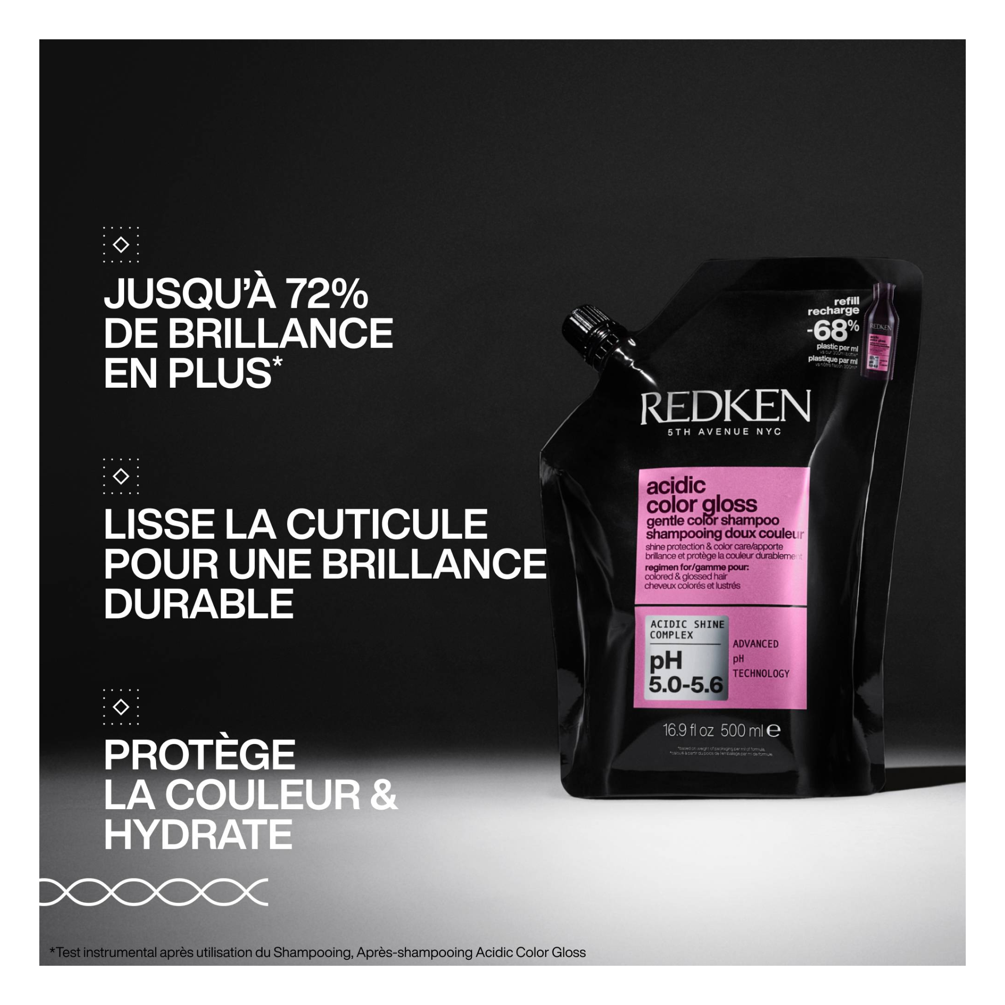 Redken - Acidic Color Gloss - Shampoing - 500 ML - RECHARGE
