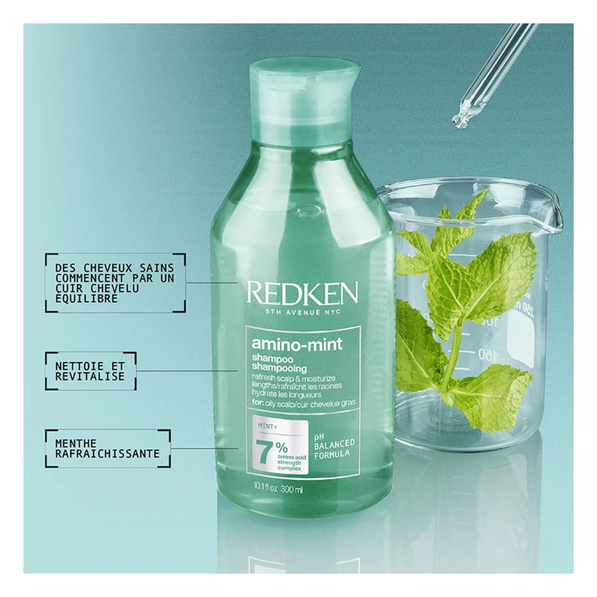 Redken - Amino-Mint - Shampoing - 300 ML