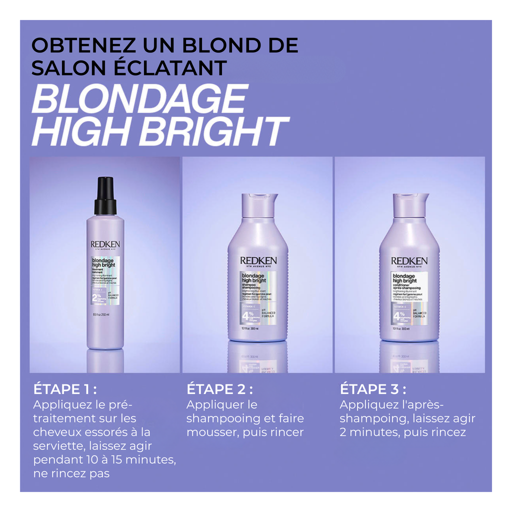 Redken - Blondage High Bright - Après-shampoing - 300 ML