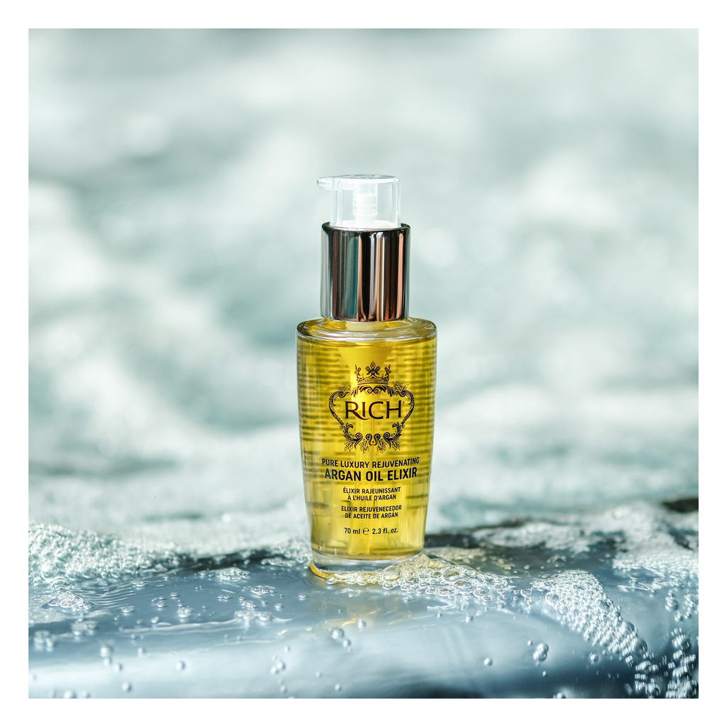 Rich Hair Care - Rejuvenating argan oil elixir - Elixir rajeunissant à l'huile d'argan - 70 ML RICH HAIR CARE