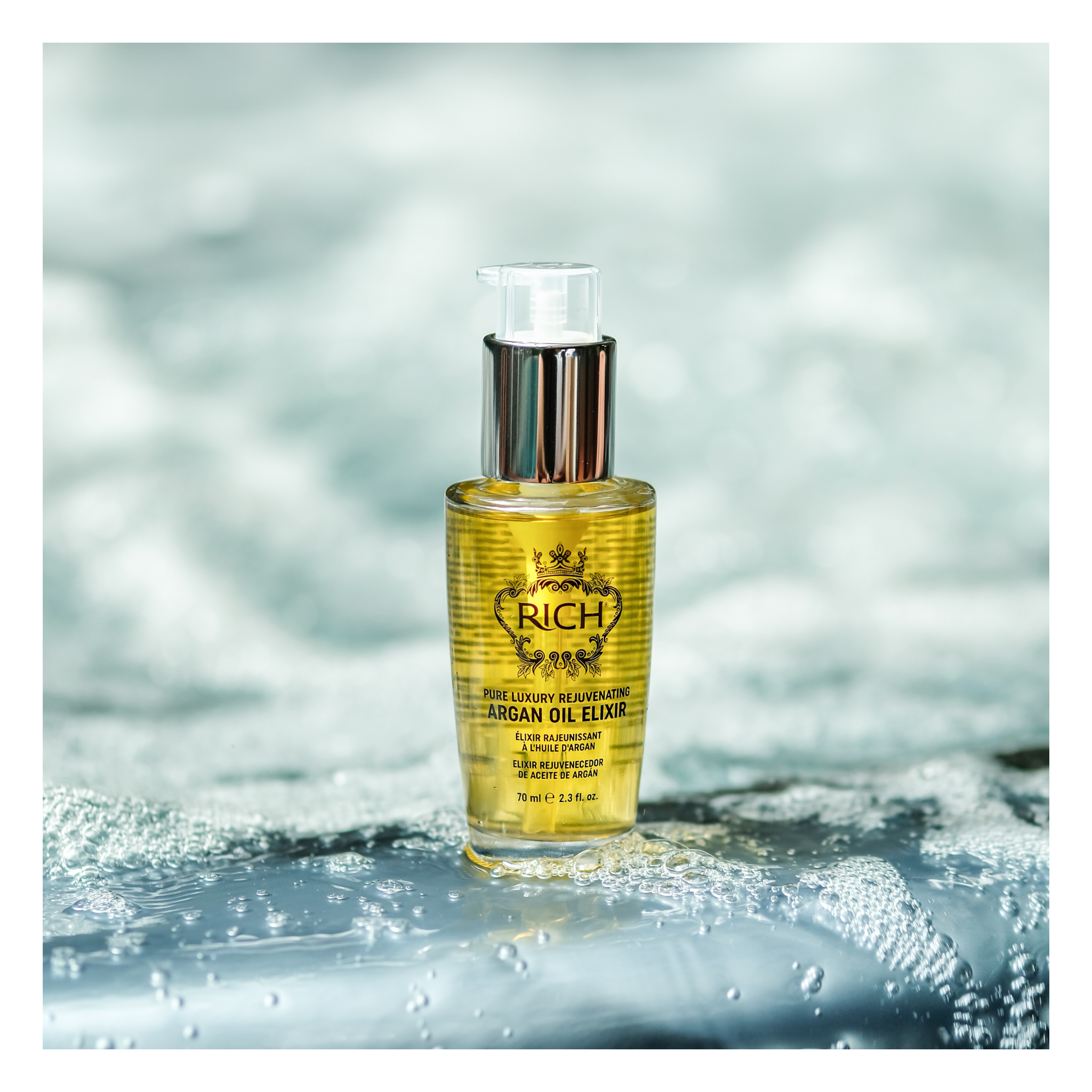 Rich Hair Care - Rejuvenating argan oil elixir - Elixir rajeunissant à l'huile d'argan - 70 ML RICH HAIR CARE