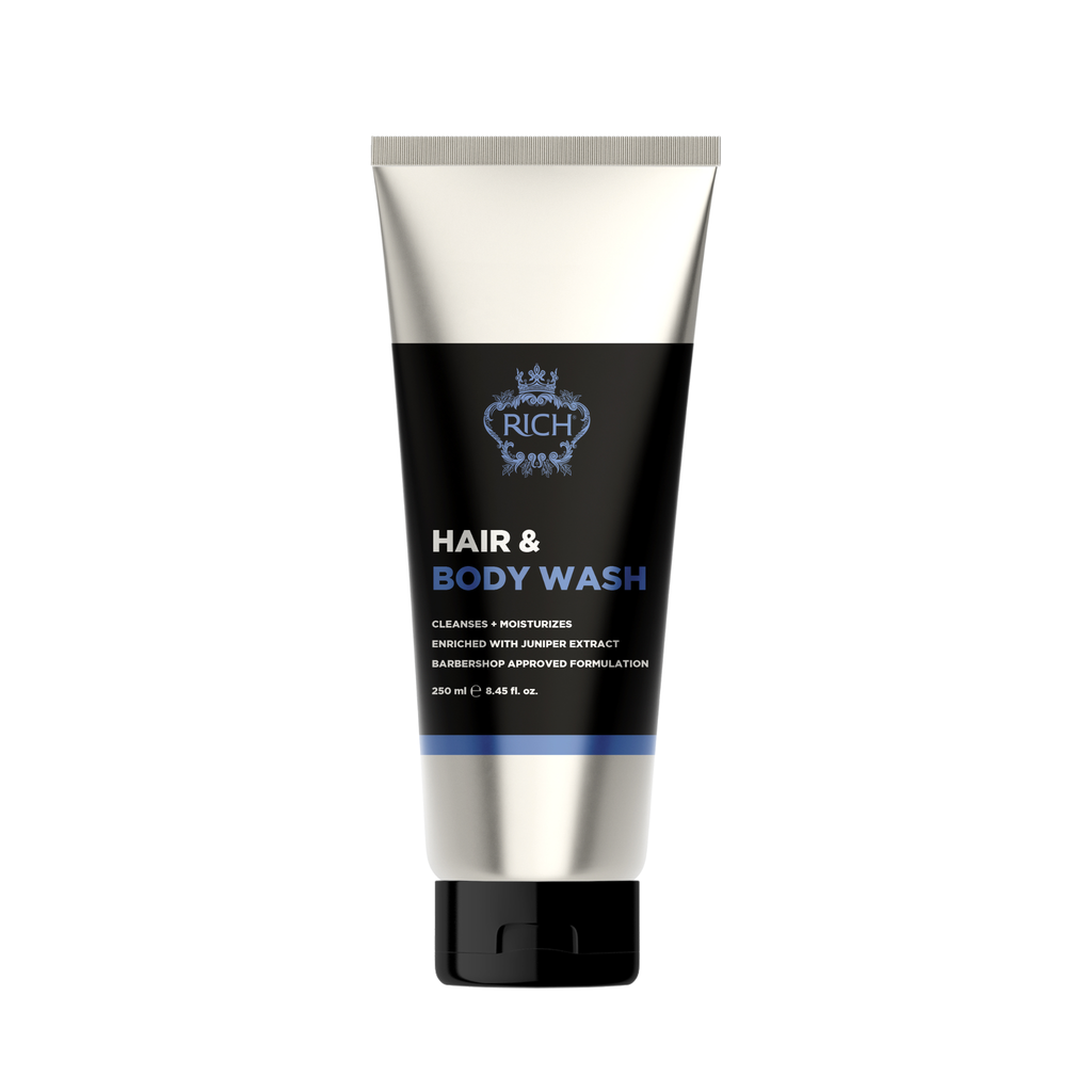 Rich Hair Care - Hair & Body wash - 2 EN 1 Corps et cheveux gamme homme - 250 ML RICH HAIR CARE