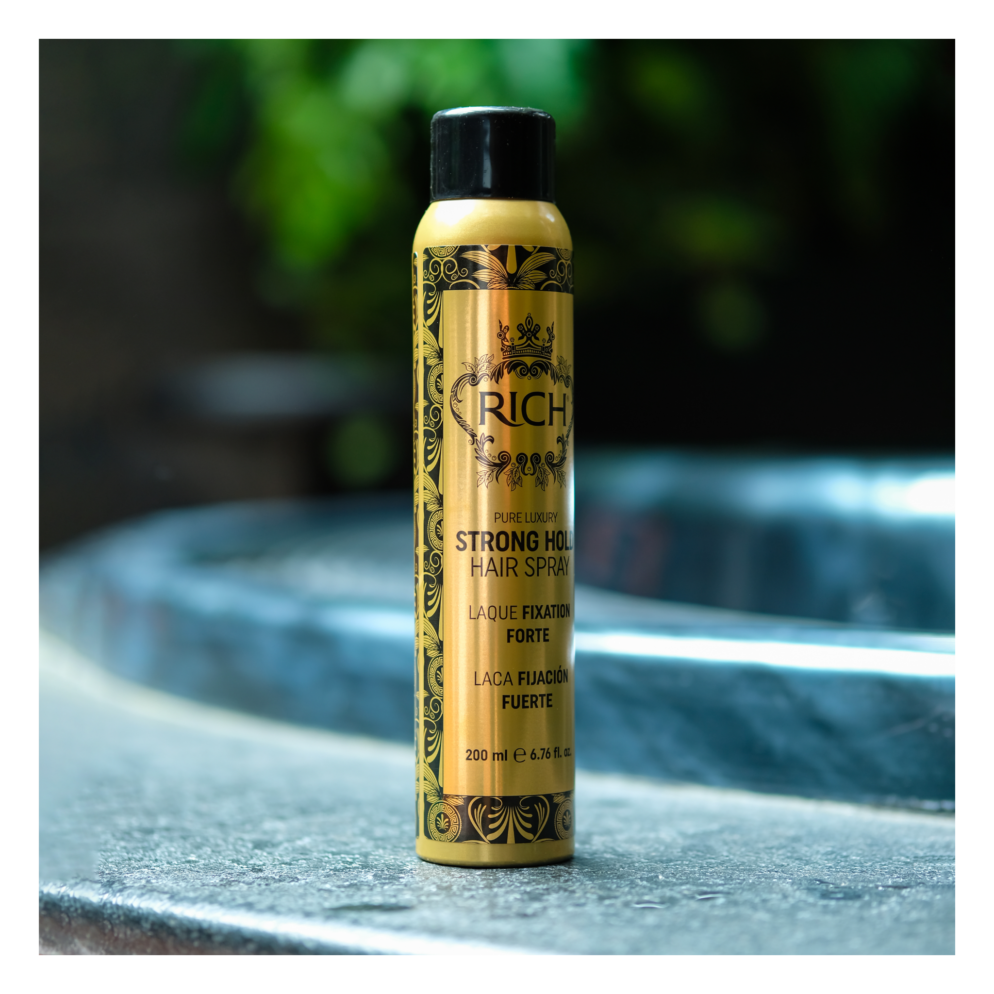 Rich Hair Care - Strong hold hair spray - Laque fixation forte - 200 ML RICH HAIR CARE