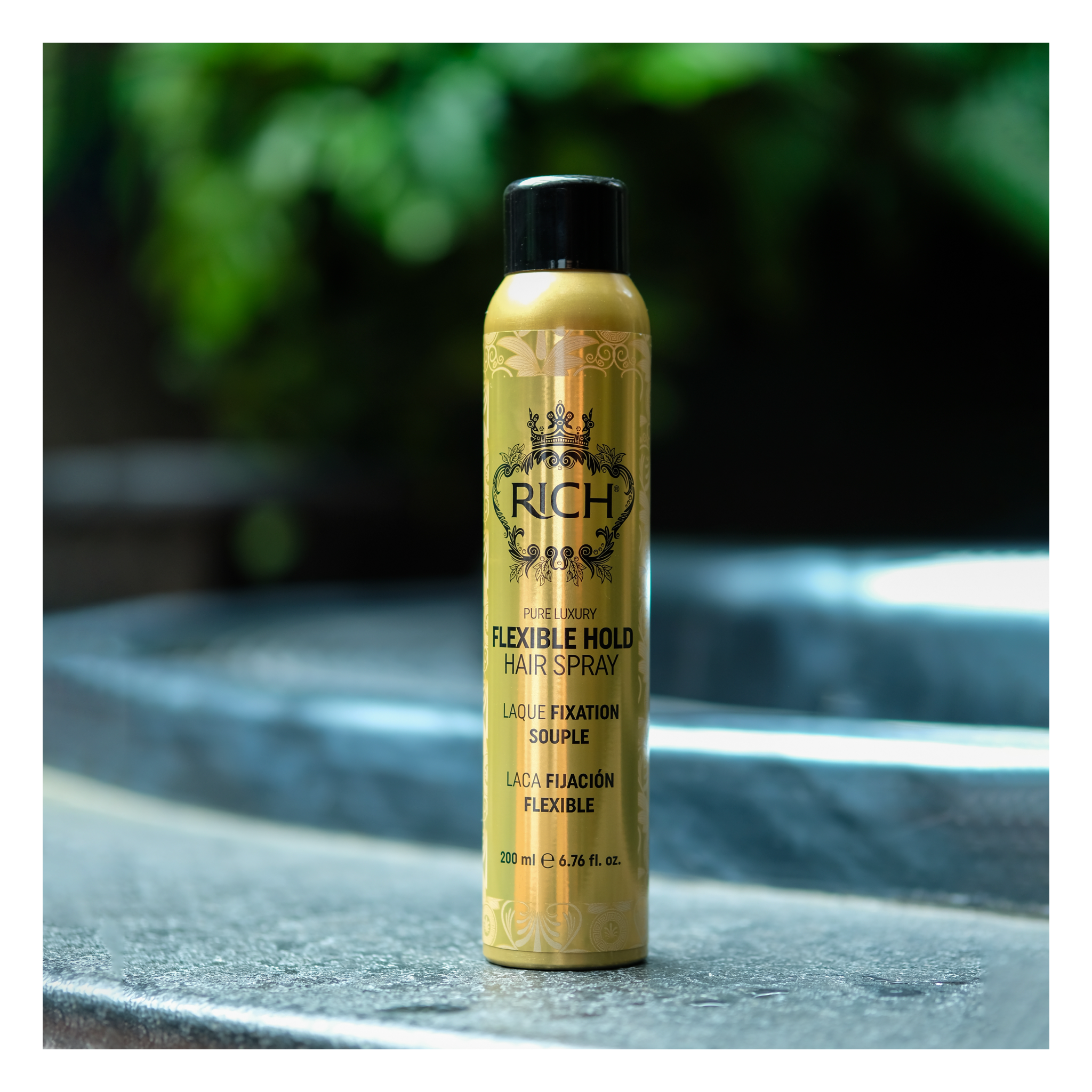 Rich Hair Care -  Flexible hold hair spray - Laque fixation souple - 200 ML RICH HAIR CARE