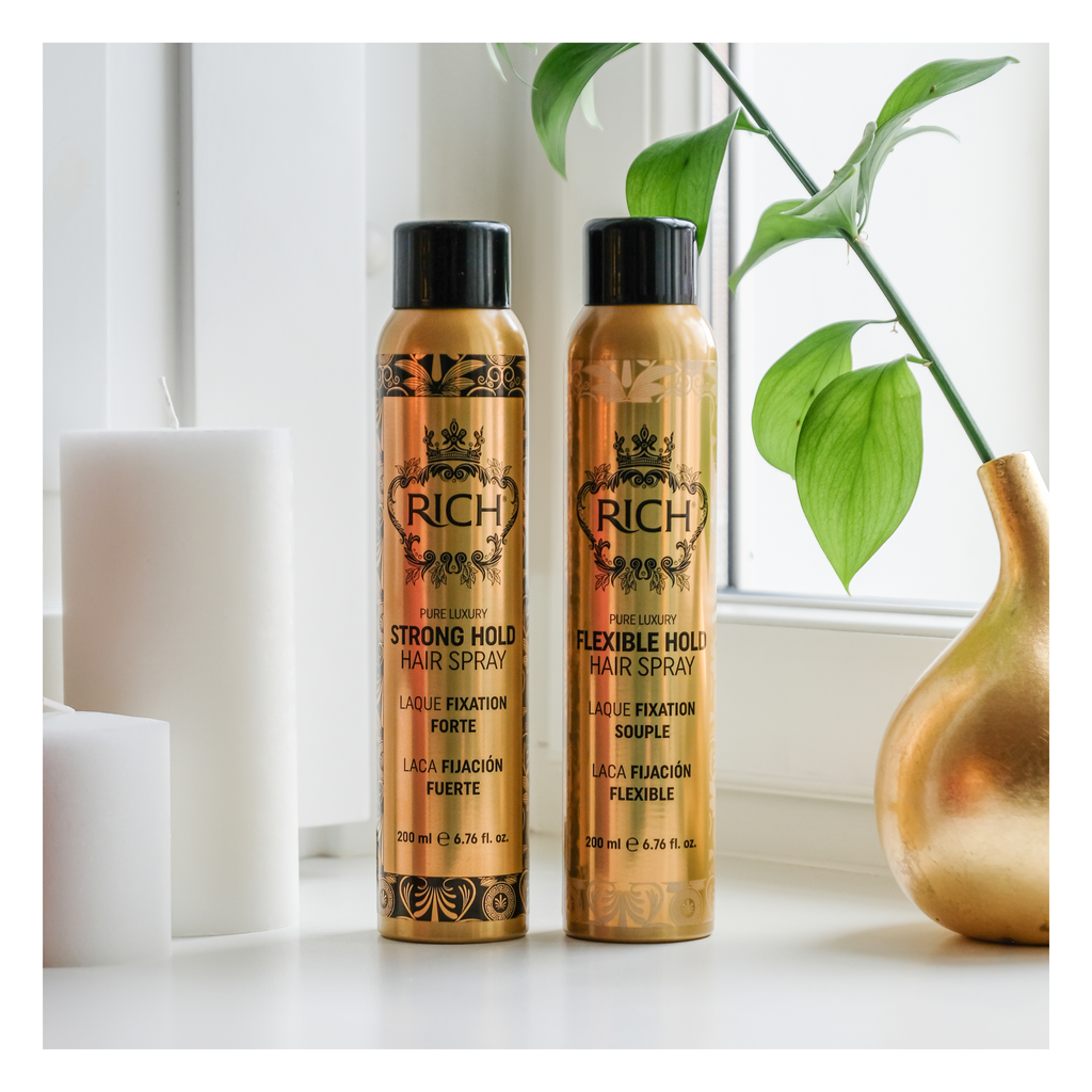 Rich Hair Care - Strong hold hair spray - Laque fixation forte - 200 ML RICH HAIR CARE