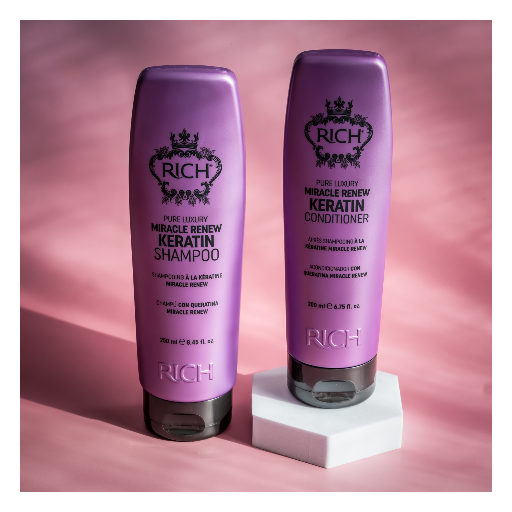 Rich Hair Care - Miracle Renew Keratine - Après shampoing à la kératine miracle renew - 200 ML RICH HAIR CARE