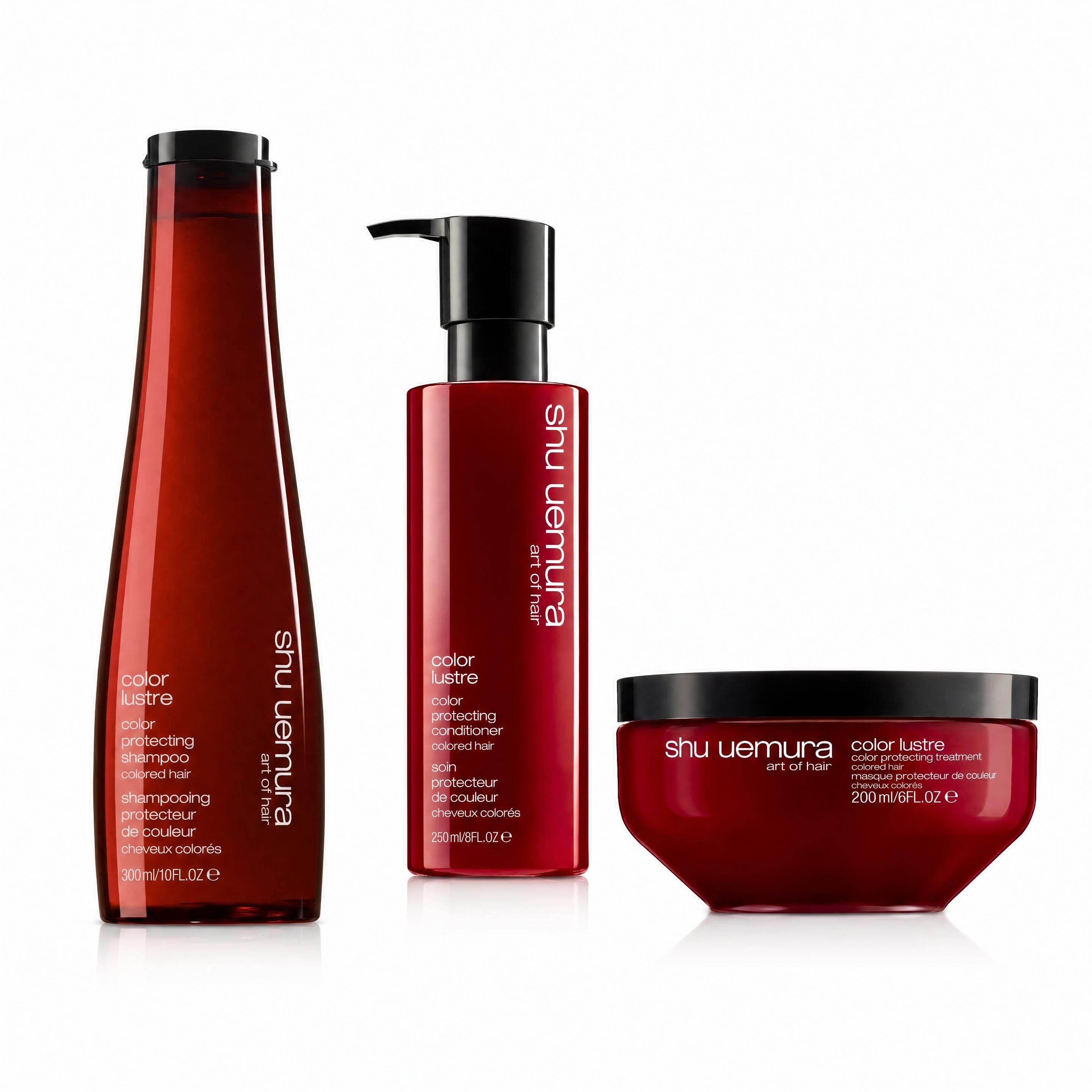 Shu Uemura - Trio Color Lustre - Routine pour cheveux colorés