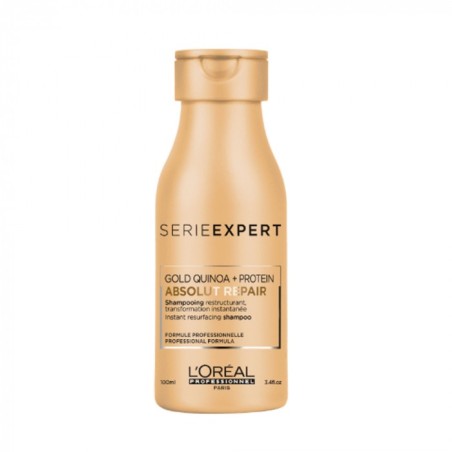 L'Oréal professionnel - Série Expert - Absolu repair - Gold Quinoa + Protein - Shampoing restructurant - Format voyage  100ml