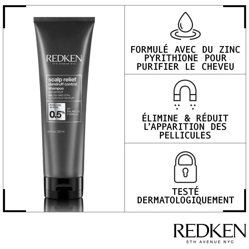 Redken - Scalp relief - Shampoing anti-pelliculaire - 250 ml REDKEN