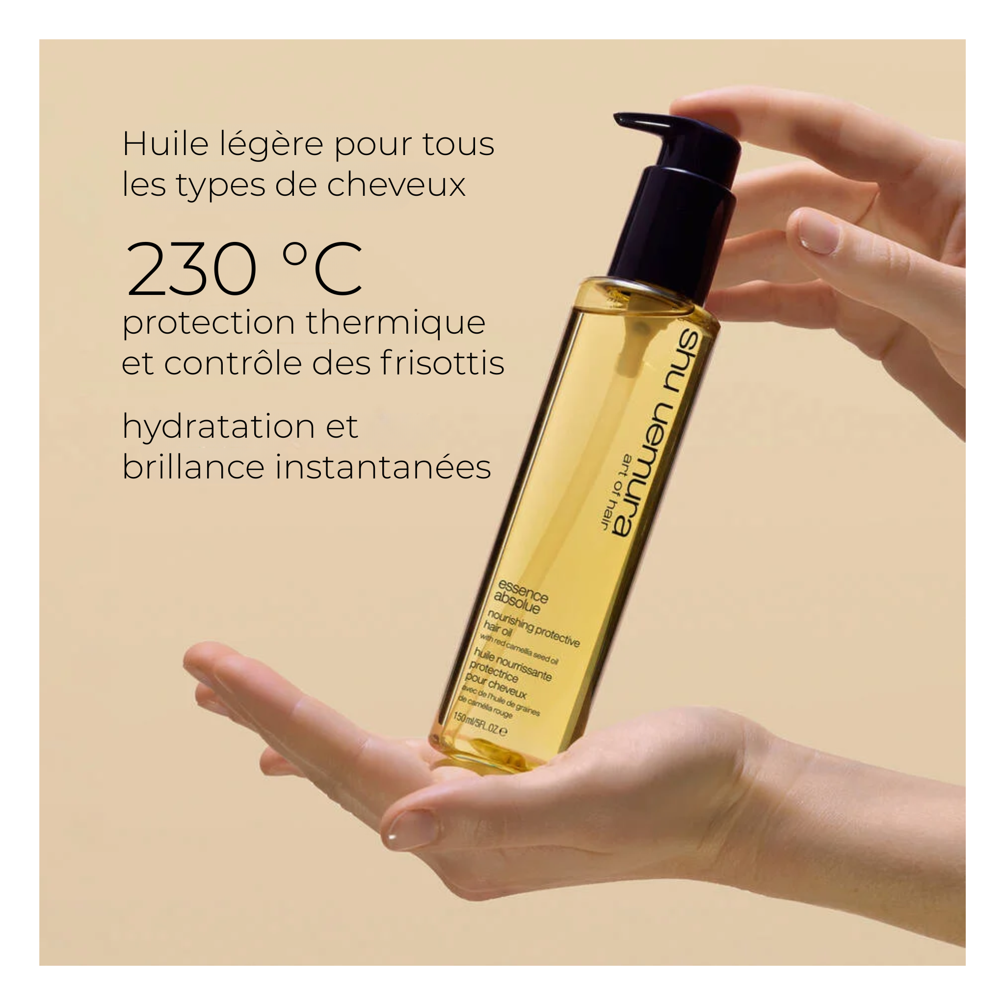 Shu uemura - Essence Absolue - Huile nourrissante protectrice - 150 ML