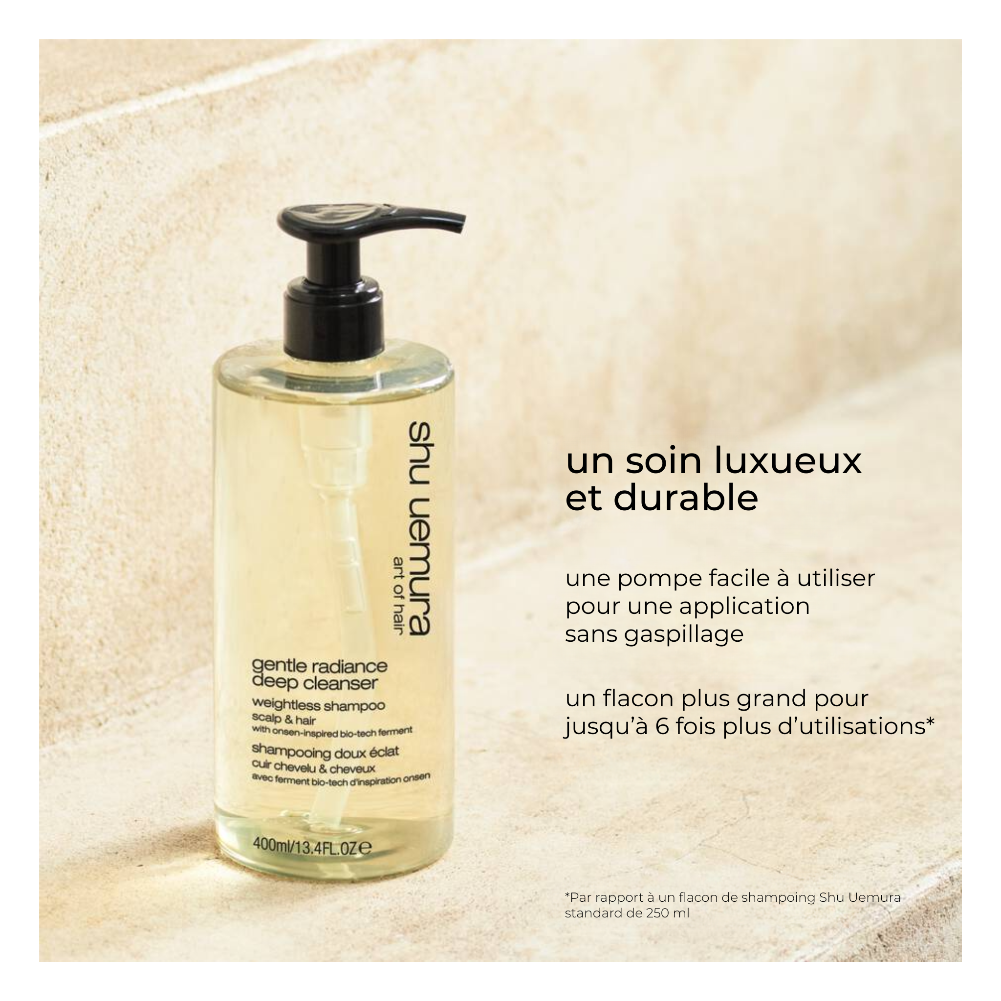 Shu Uemura - Gentle radiance - Shampoing - 400 ML