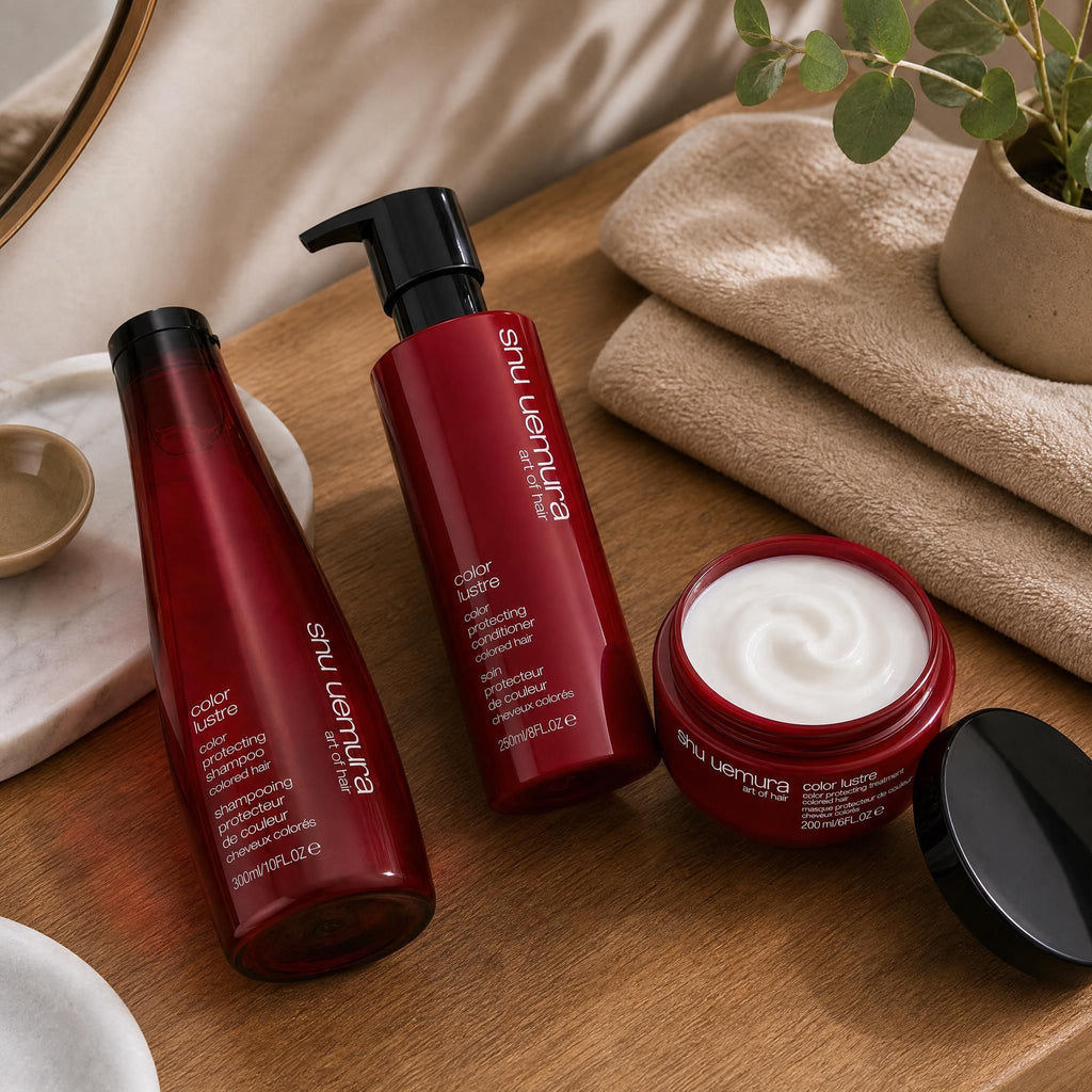 Shu Uemura - Trio Color Lustre - Routine pour cheveux colorés