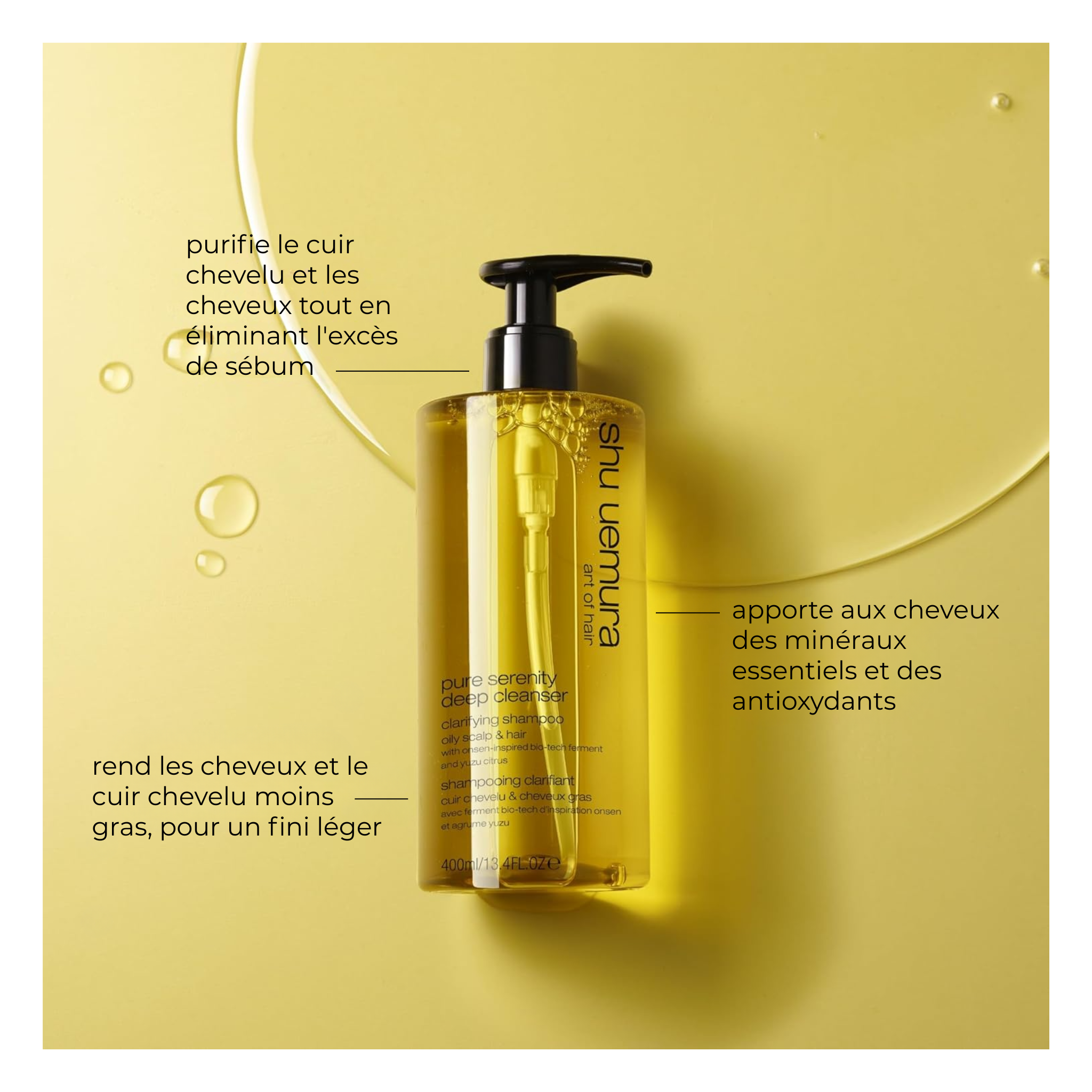 Shu Uemura - Pure serenity - Shampoing - 400 ML