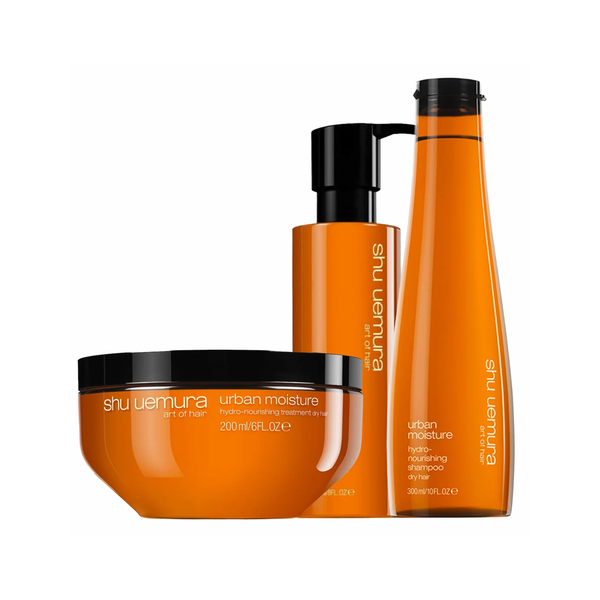 Shu Uemura - Trio Urban Moisture - Routine pour cheveux secs