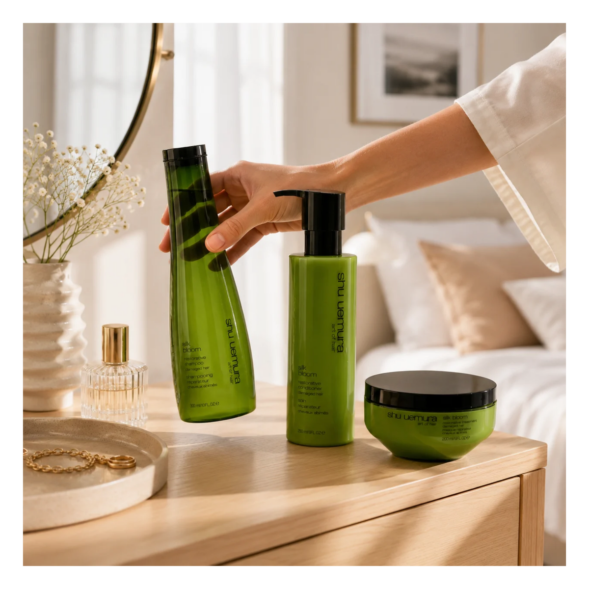 Shu Uemura - Trio Silk bloom - Routine