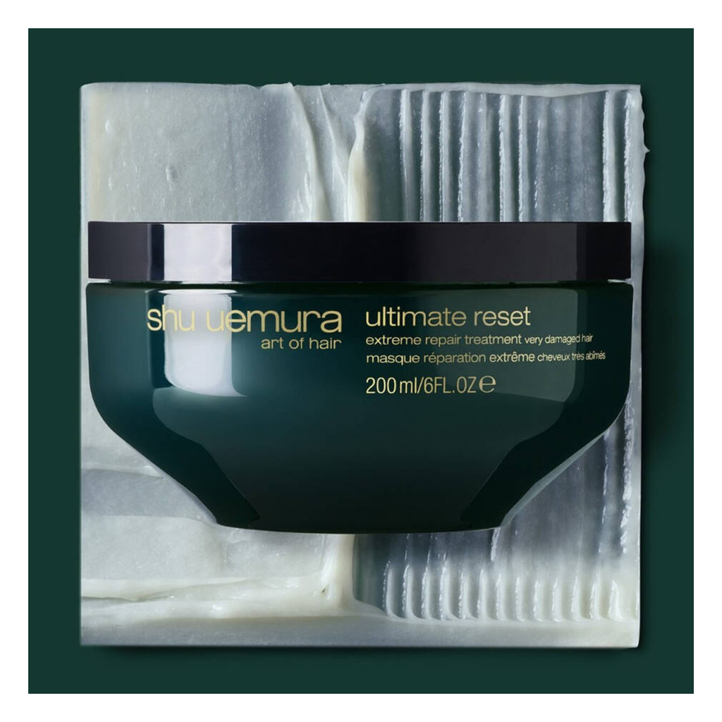 Shu Uemura - Trio Ultimate Reset - Routine soin intensif cheveux abimés