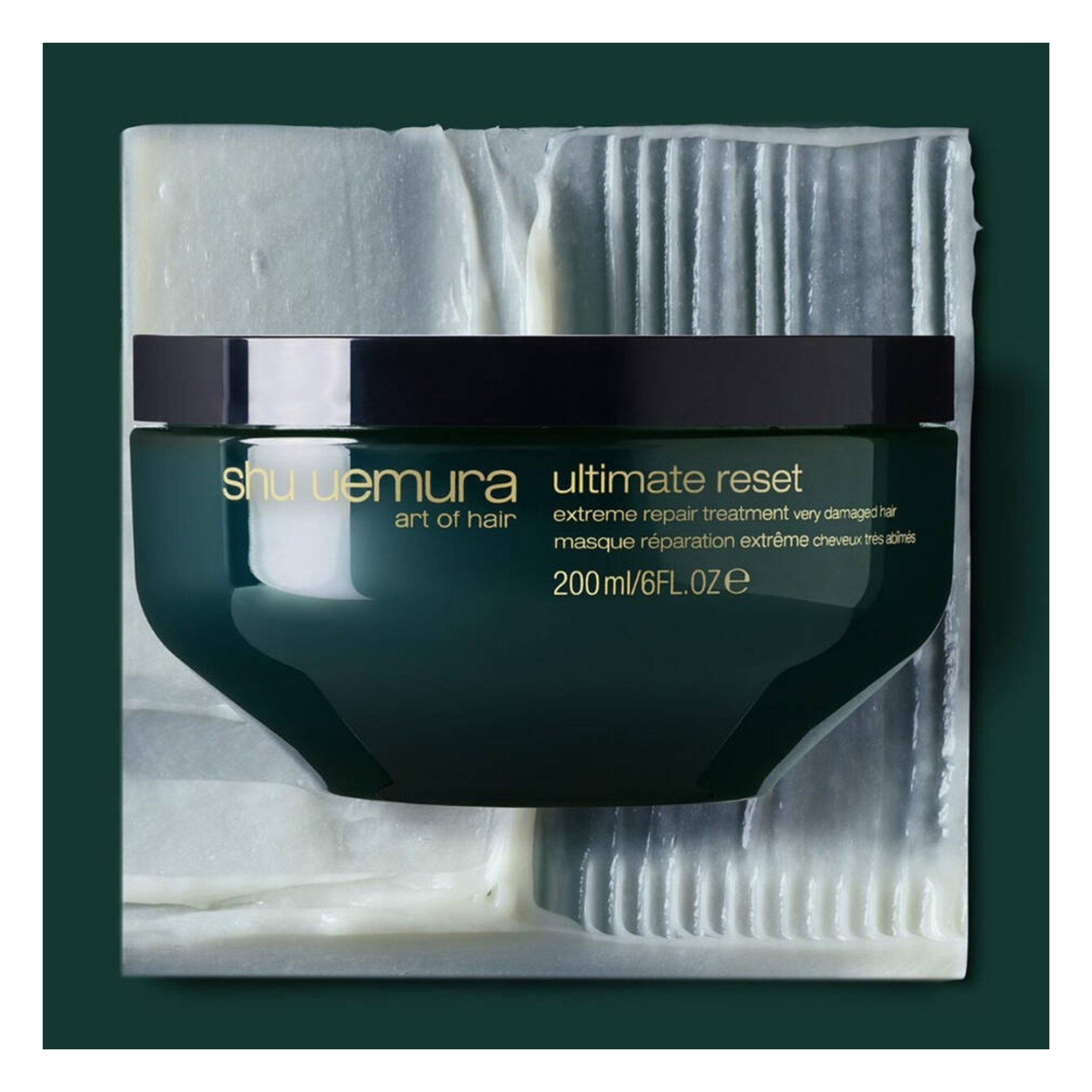 Shu Uemura - Trio Ultimate Reset - Routine soin intensif cheveux abimés