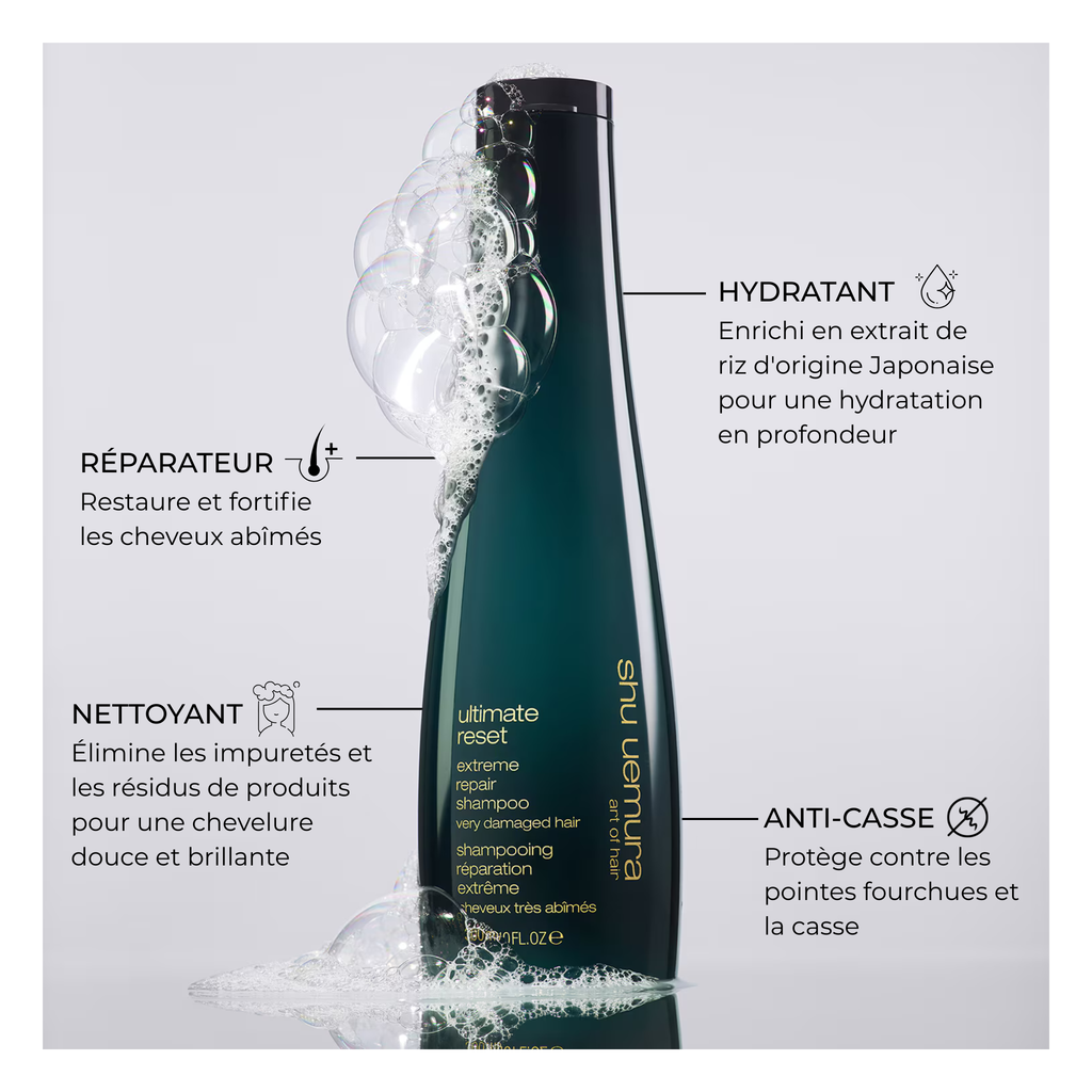 Shu Uemura - Ultimate Reset - Shampoing purifiant au riz du Japon - 300 ML