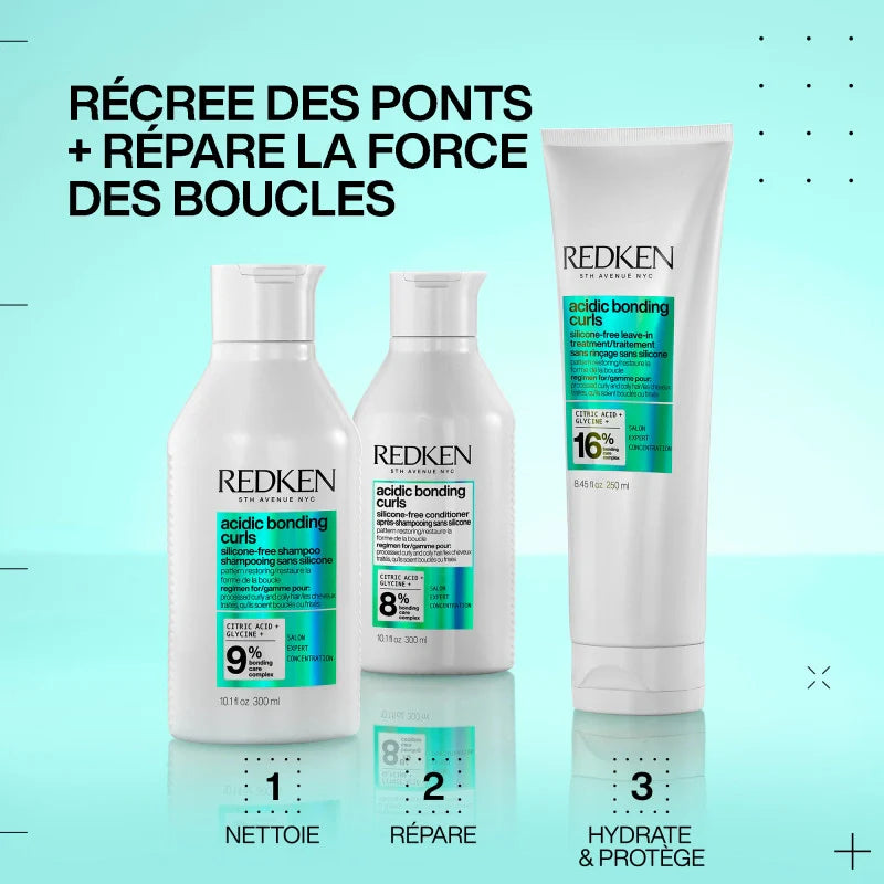 Redken - Soin sans rinçage sans silicone - Acidic bonding curls - 250ml