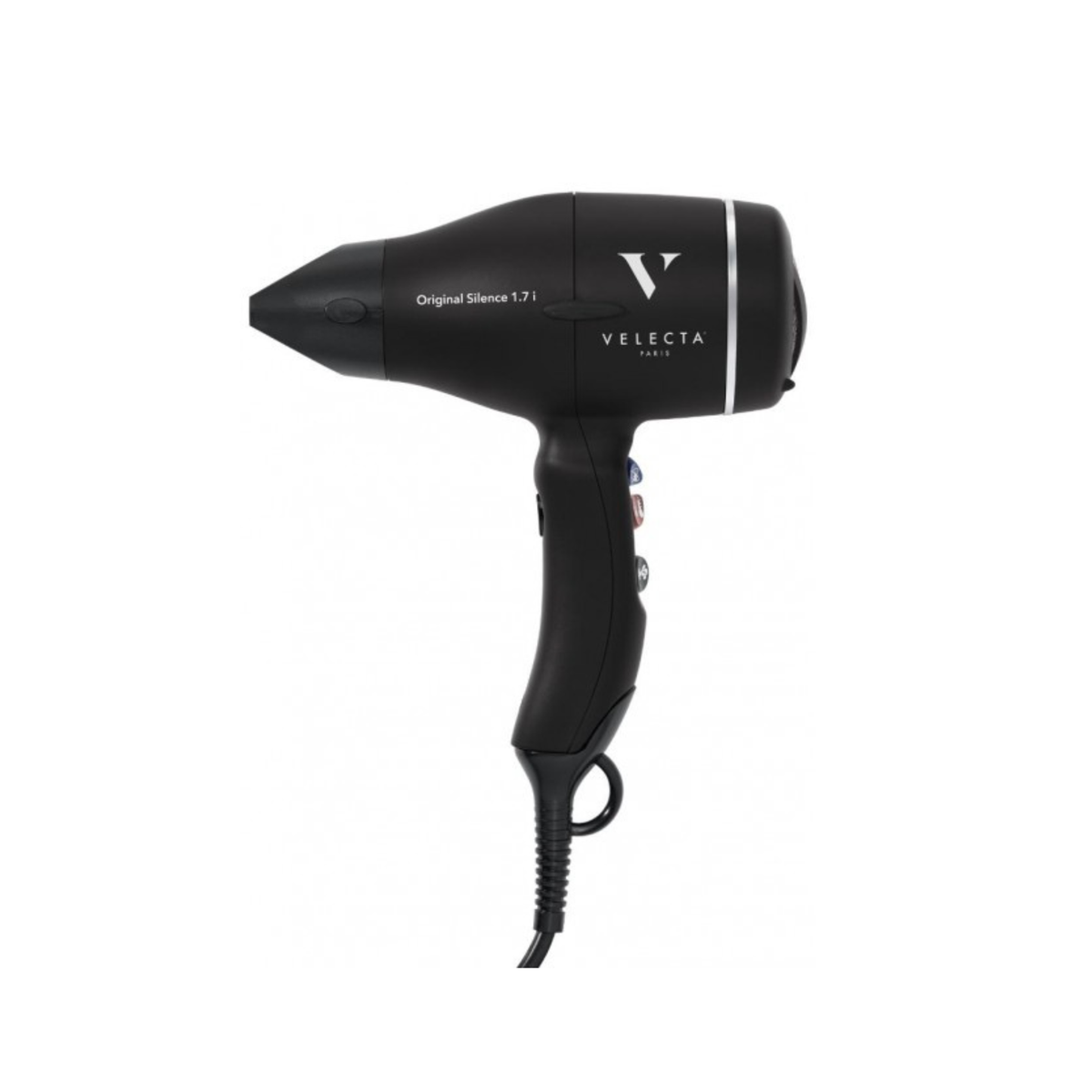 Velecta - Original Silence 1.7i - Coffret sèche-cheveux noir velours + Diffuseur