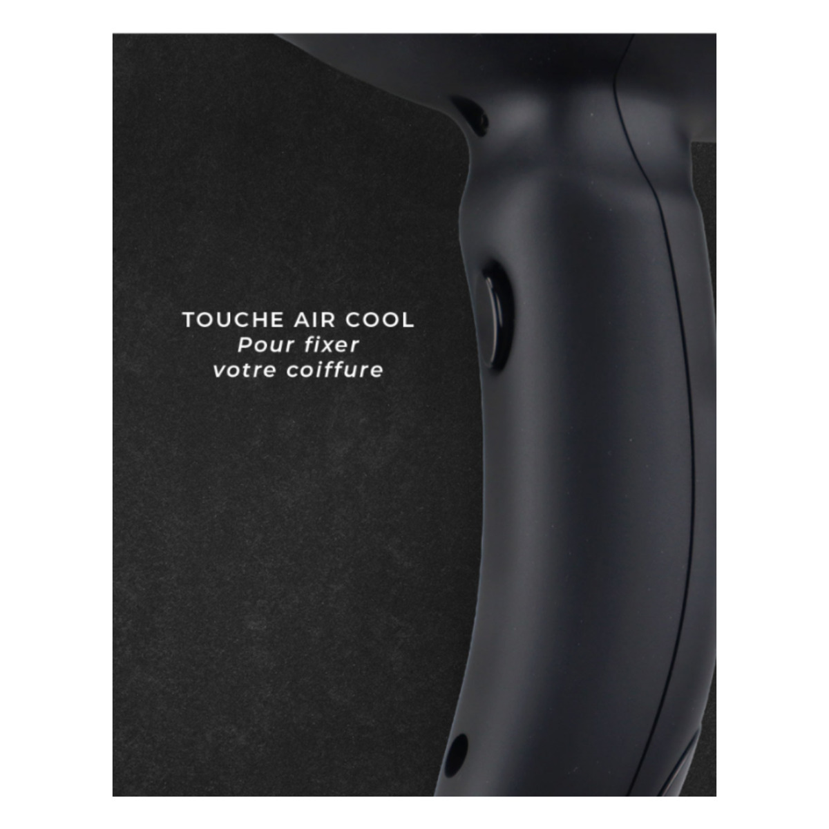Velecta - Original Silence 1.7i - Coffret sèche-cheveux noir velours + Diffuseur