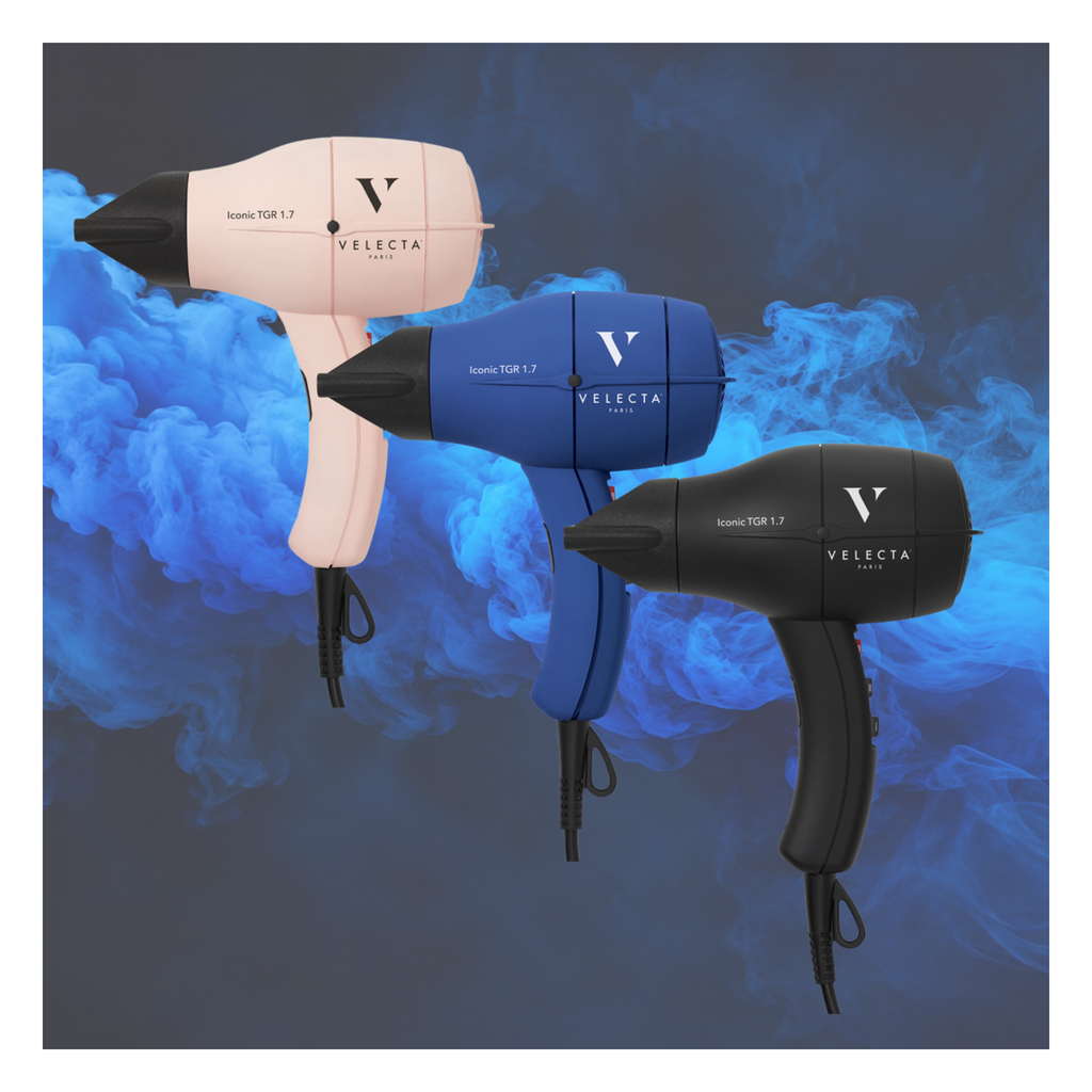 Velecta - Iconic TGR 1.7 - Sèche-cheveux bleu céleste