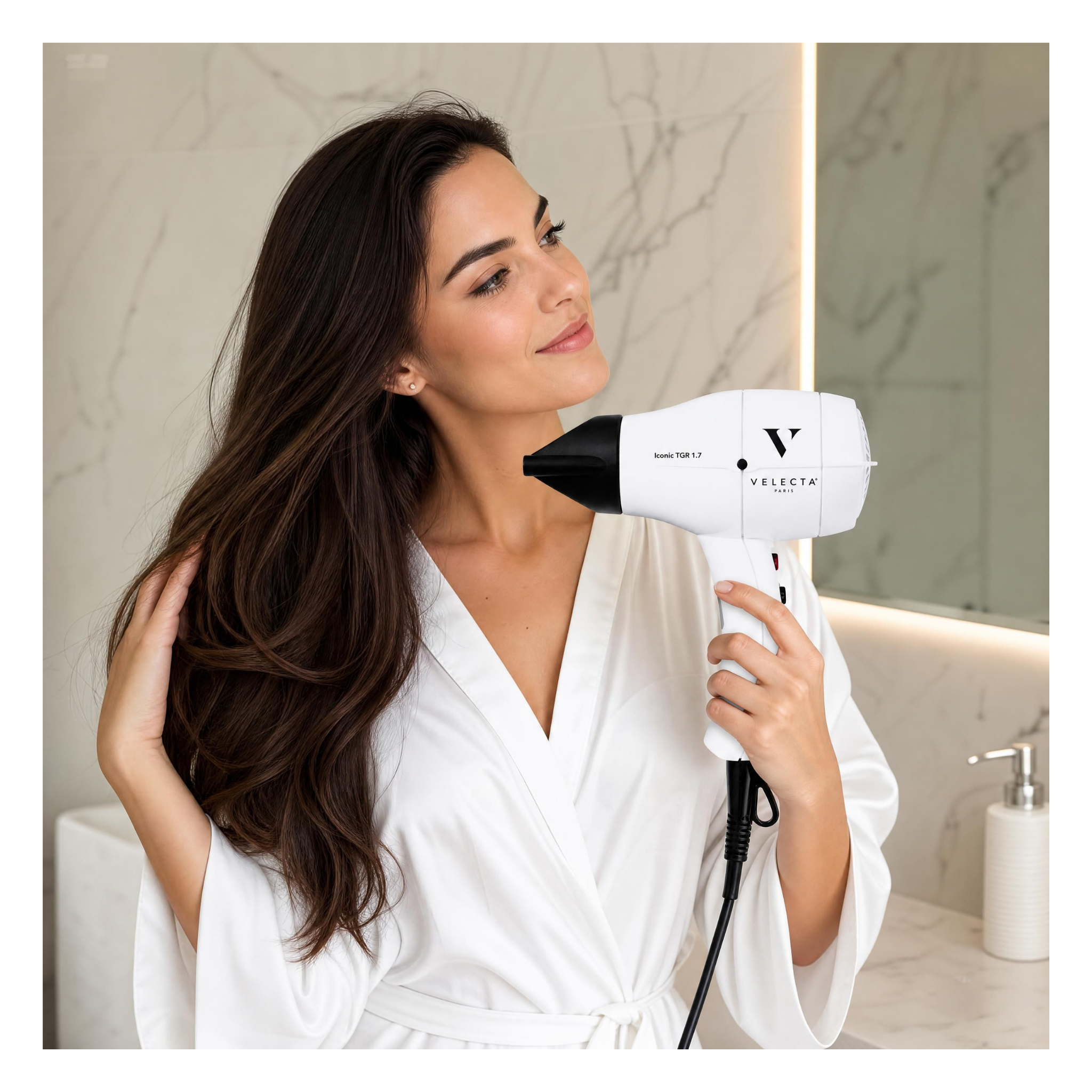 Velecta - Iconic TGR 1.7 - Sèche-cheveux blanc