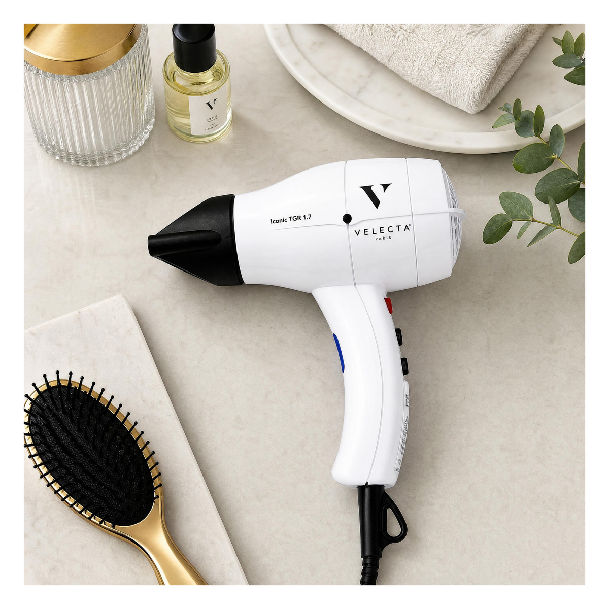 Velecta - Iconic TGR 1.7 - Sèche-cheveux blanc