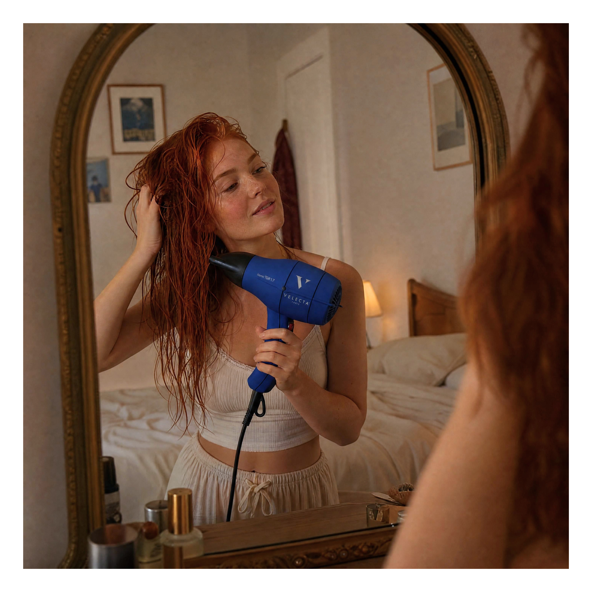 Velecta - Iconic TGR 1.7 - Sèche-cheveux bleu céleste