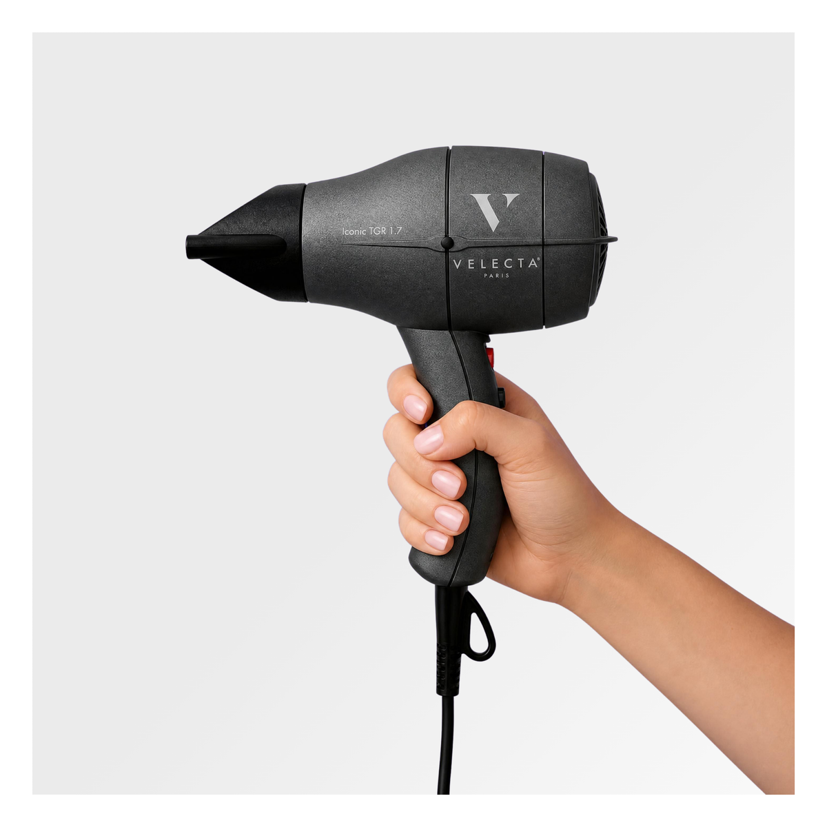 Velecta - Iconic TGR 1.7 - Sèche-cheveux gris mat