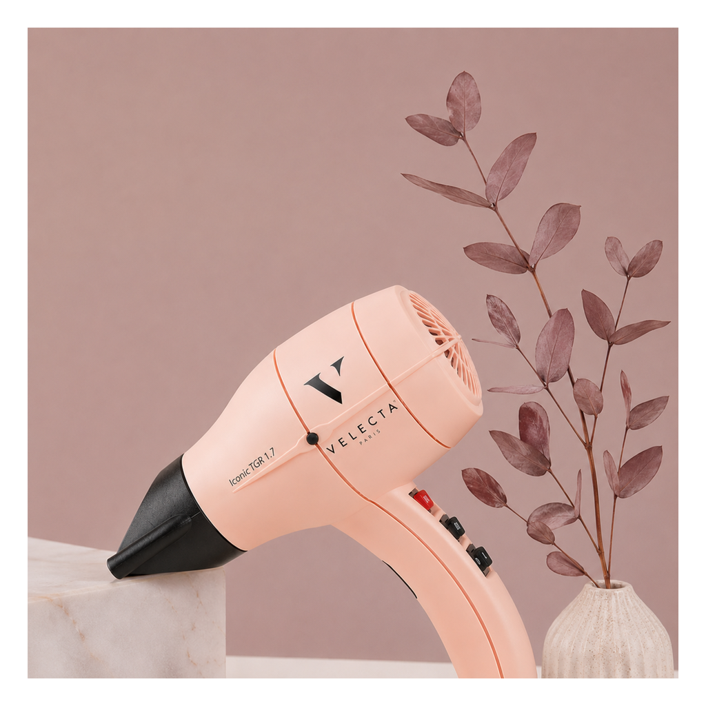 Velecta - Iconic TGR 1.7 - Sèche-cheveux rose poudré