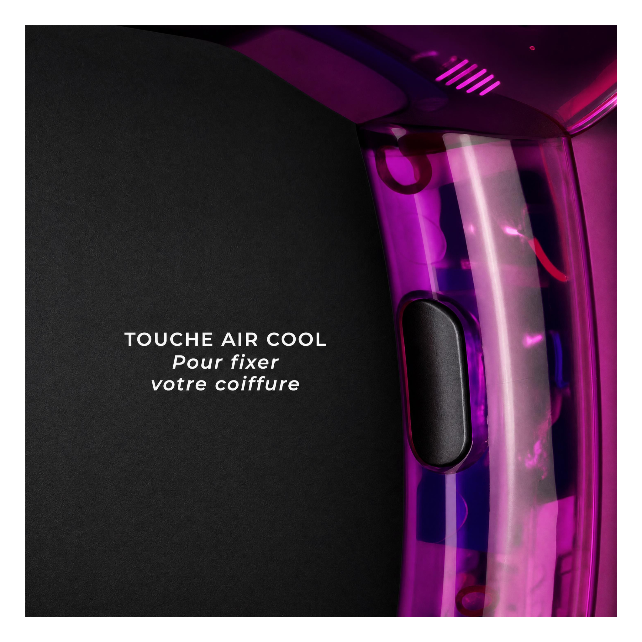 Velecta - Iconic TGR 1.7 - Sèche-cheveux transparent fuchsia