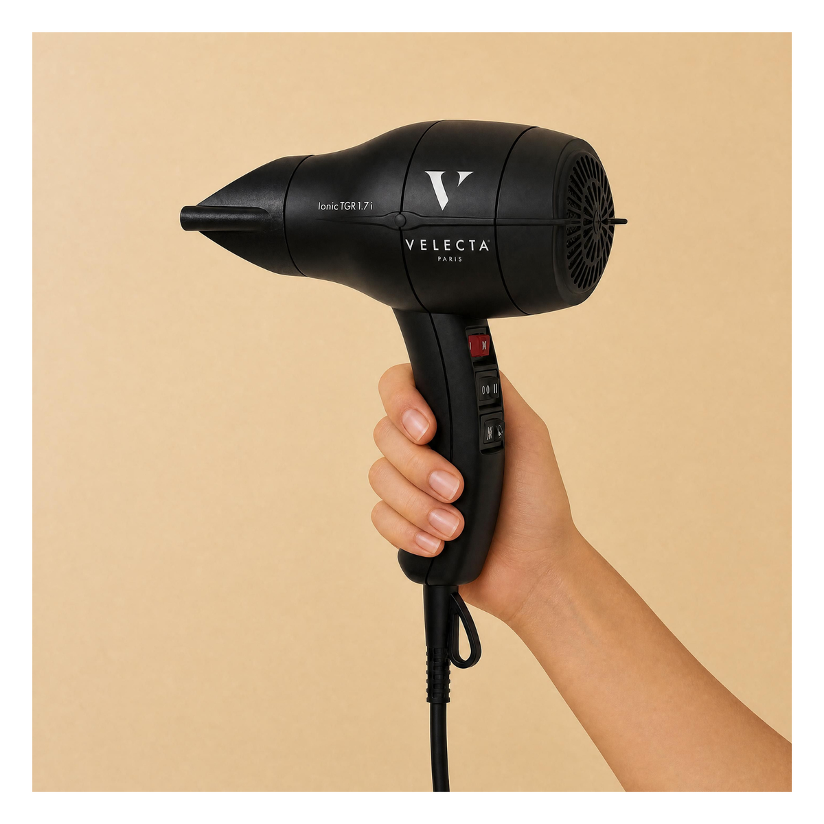 Velecta - Iconic TGR 1.7i - Sèche-cheveux noir intense
