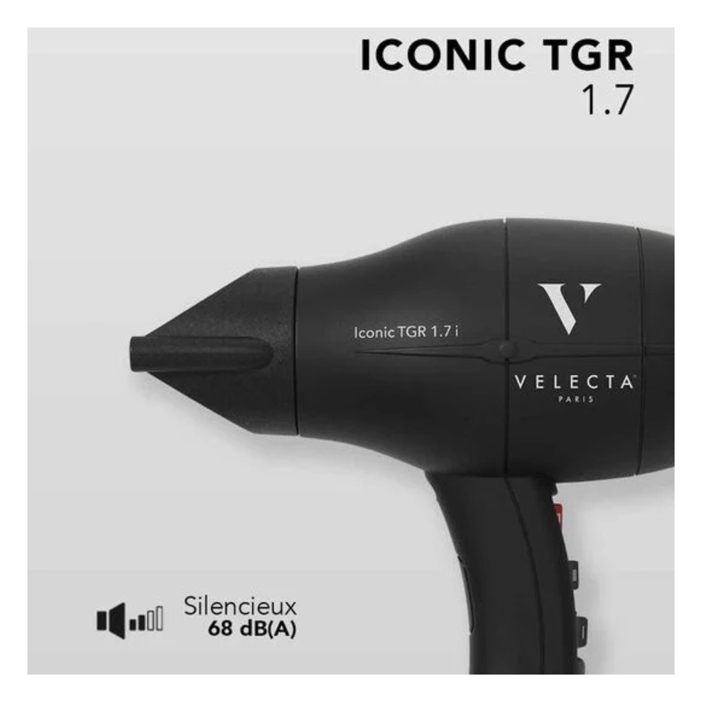 Velecta - Iconic TGR 1.7i - Sèche-cheveux noir intense