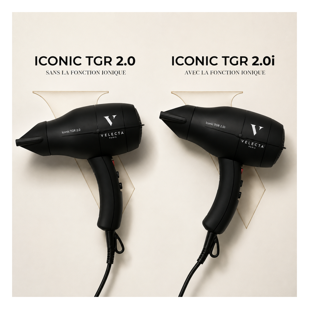Velecta - Iconic TGR 2.0 - Sèche-cheveux noir intense