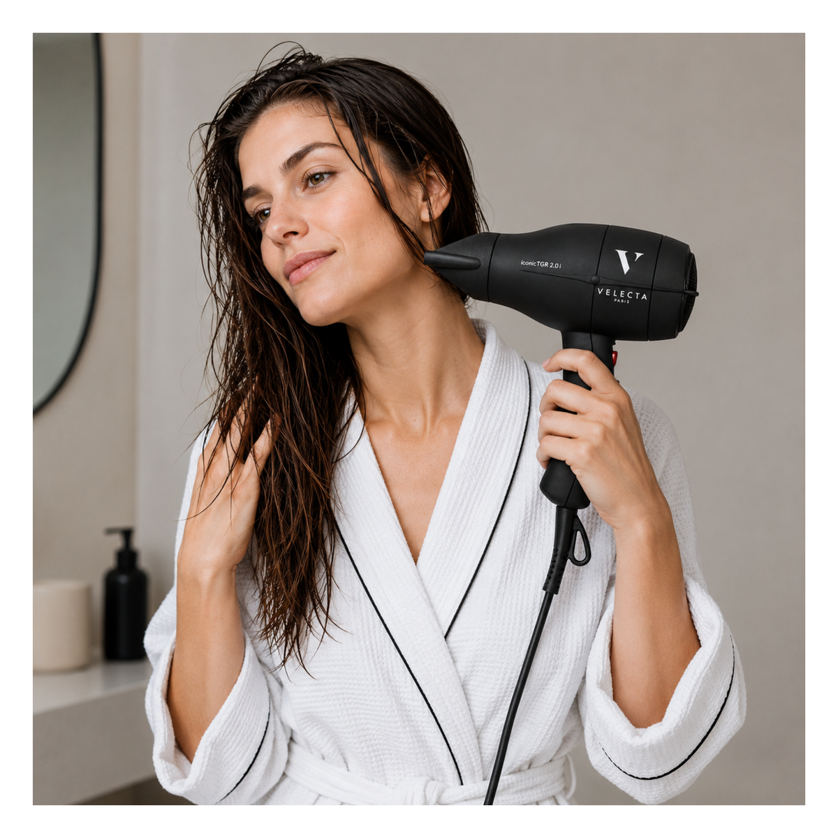 Velecta - Iconic TGR 2.0i - Sèche-cheveux noir intense