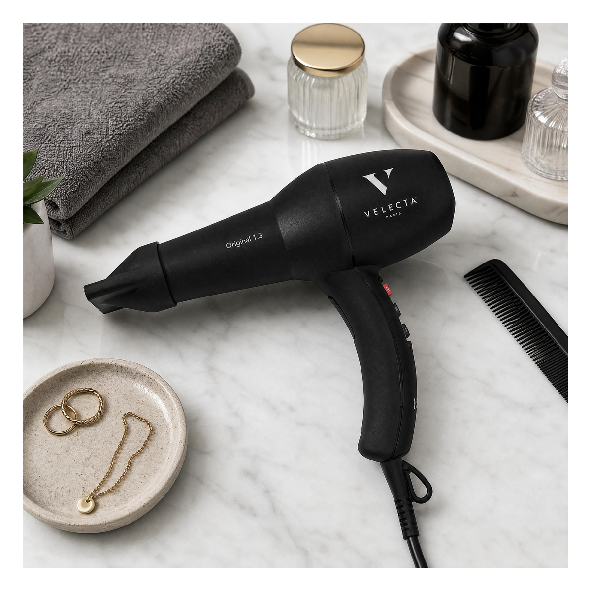 Velecta - Original 1.3 - Sèche-cheveux noir