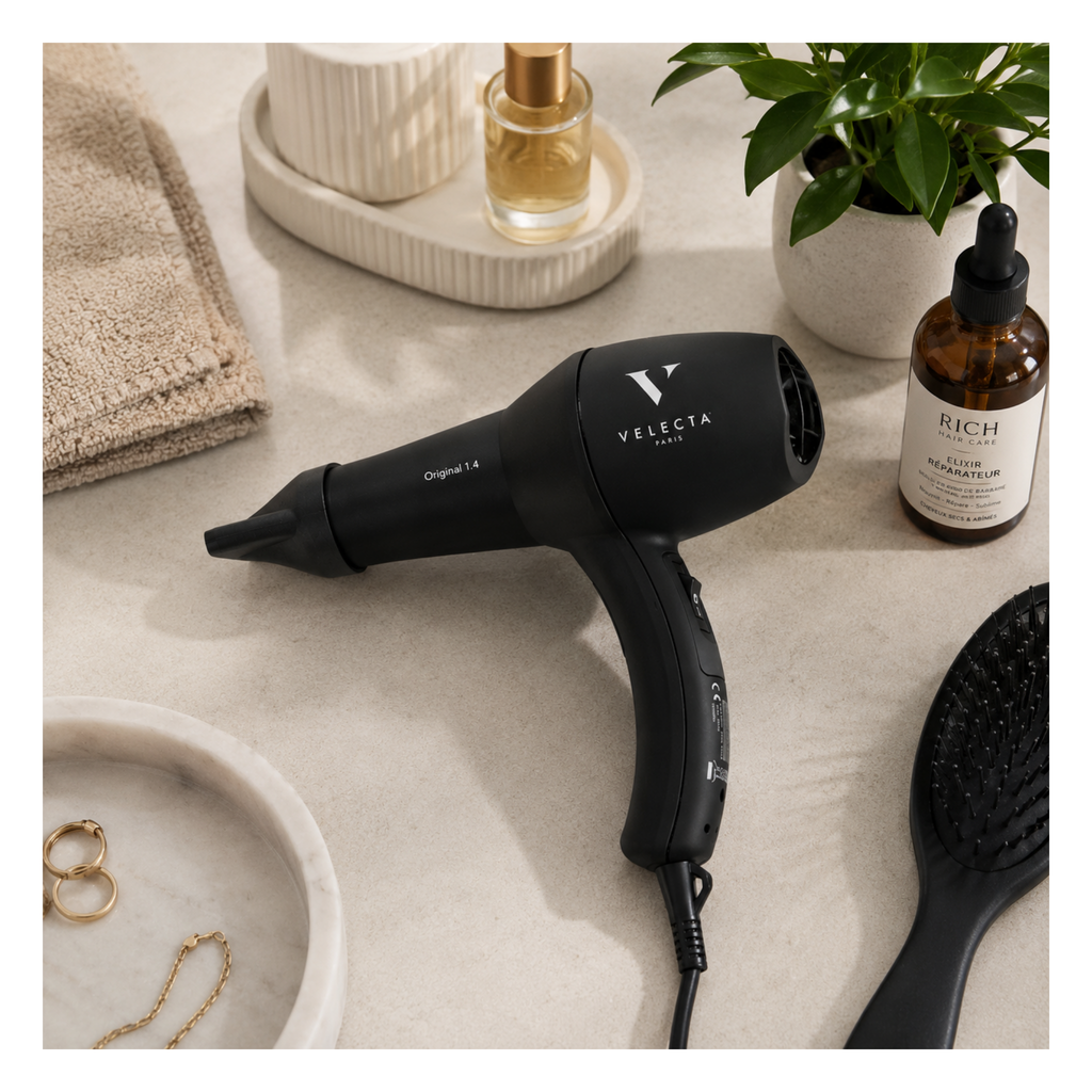 Velecta - Original 1.4 - Sèche-cheveux noir velour