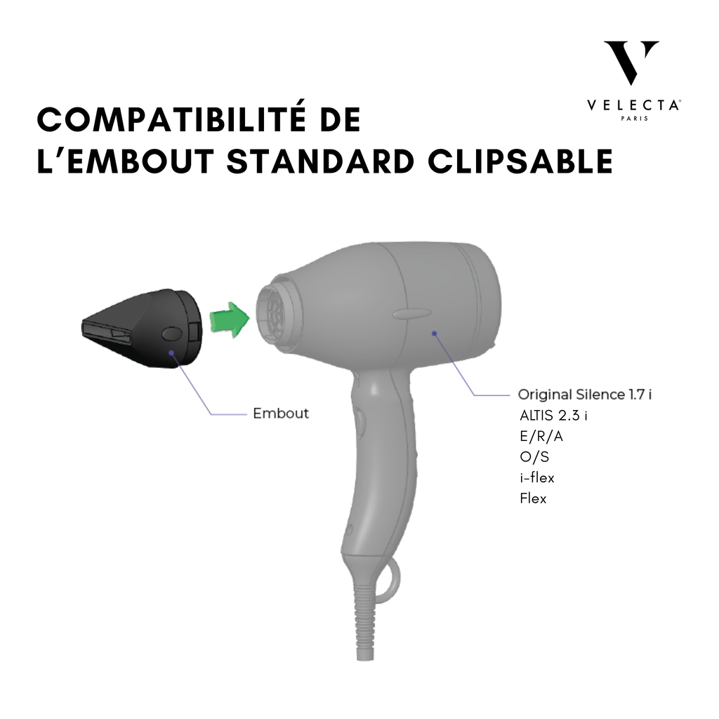Velecta - Original Silence 1.7i - Embout standard clipsable