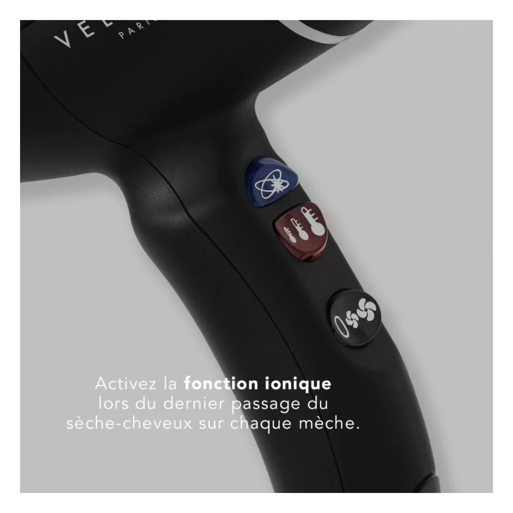 Velecta - Original Silence 1.7i - Sèche-cheveux noir velours
