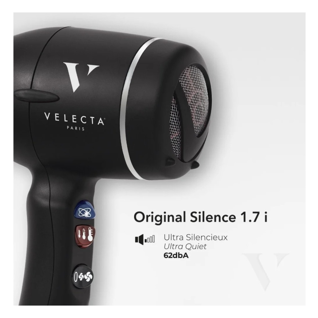Velecta - Original Silence 1.7i - Sèche-cheveux noir velours