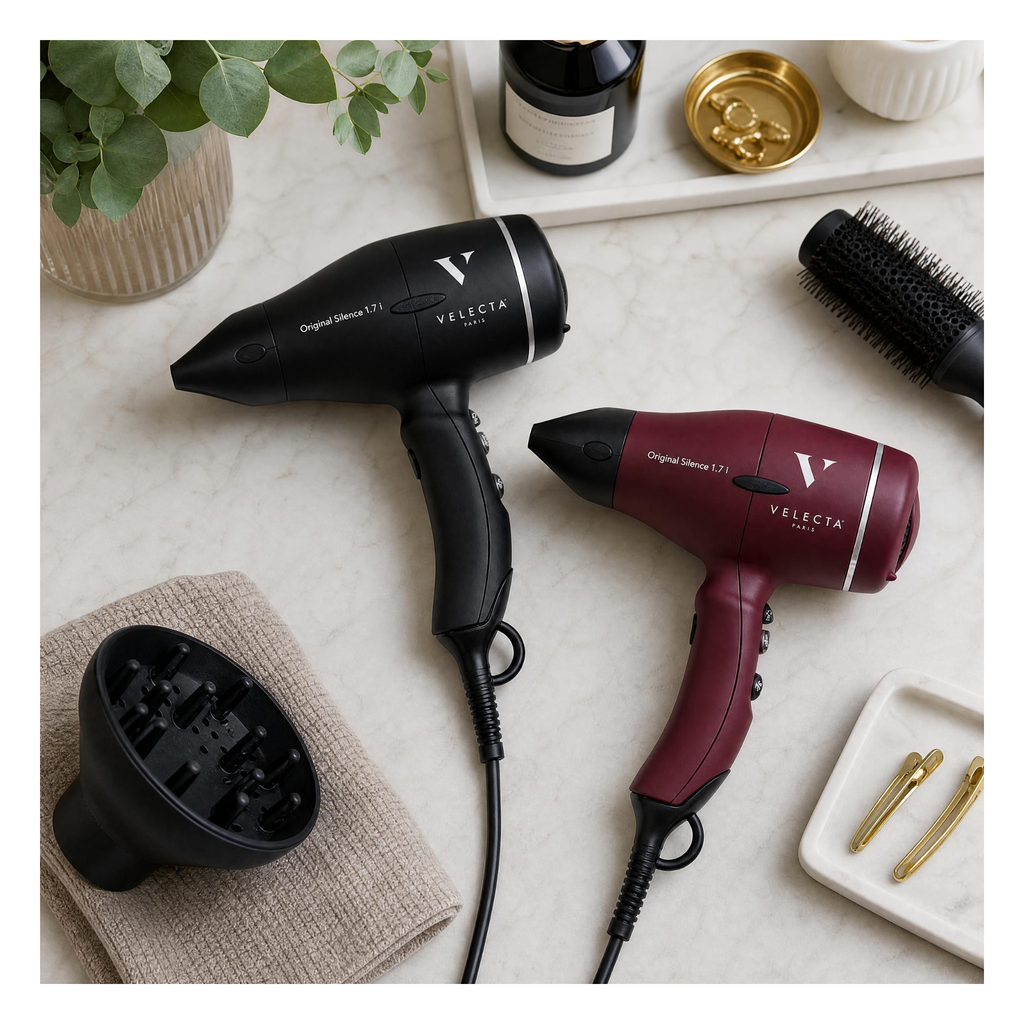 Velecta - Original Silence 1.7i - Sèche-cheveux rouge rubis