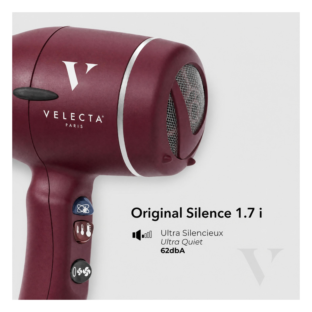 Velecta - Original Silence 1.7i - Sèche-cheveux rouge rubis